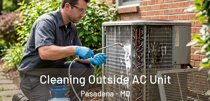 Cleaning Outside AC Unit Pasadena - MD