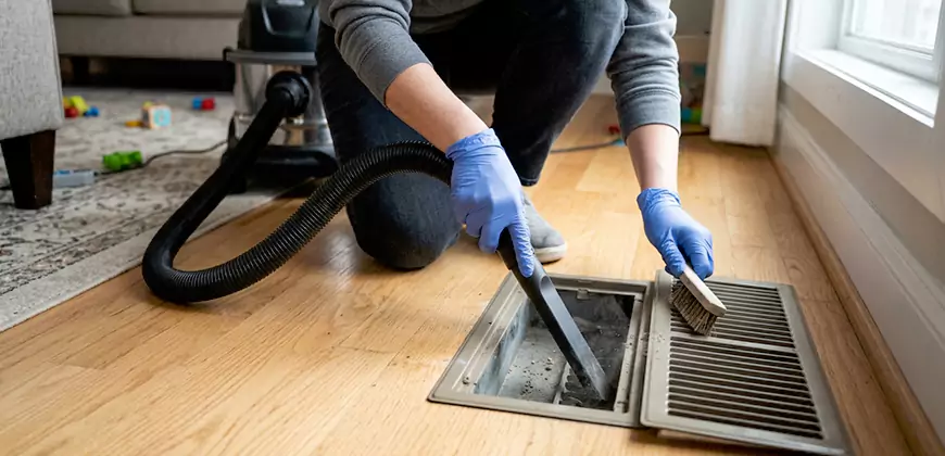 Ducted Heating Filter Cleaning in Pasadena