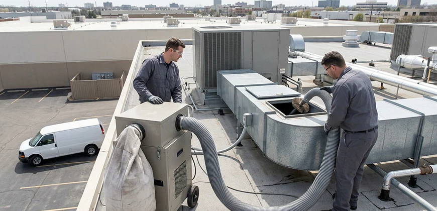 Commercial and Industrial Duct Cleaning in Pasadena